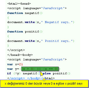 Degişken Tanımlama Ve Operat&ouml;rler