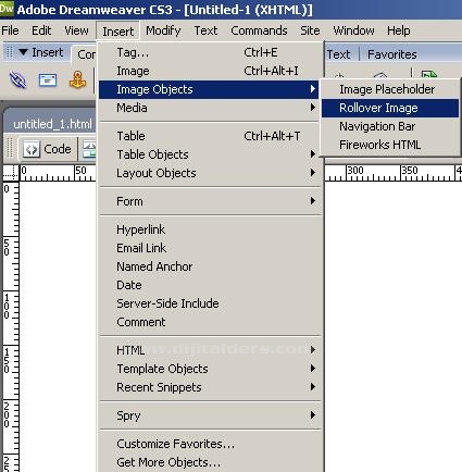 Rollover Image kullanarak Site Menüsü yapma