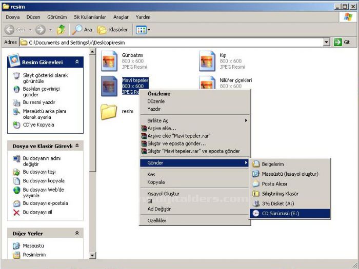 Windows ile Cd Yazmak