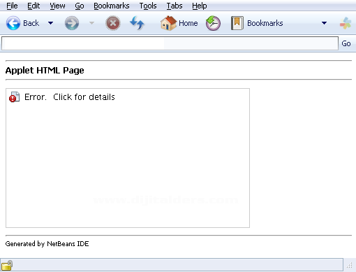 Kullanıcının Bilgisayarında İşlem Yapmaya Yetkili Güvenilir (Signed) Applet Yazmak