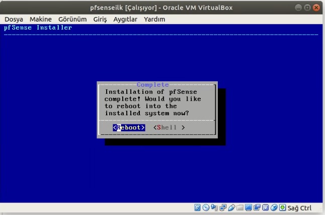 Pfsense Kurulum ve ilk Ayarlar